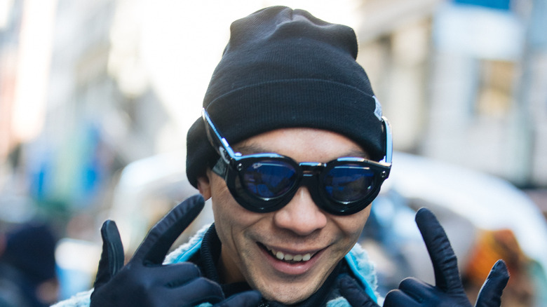 Person wearing Ray-Ban Stories 