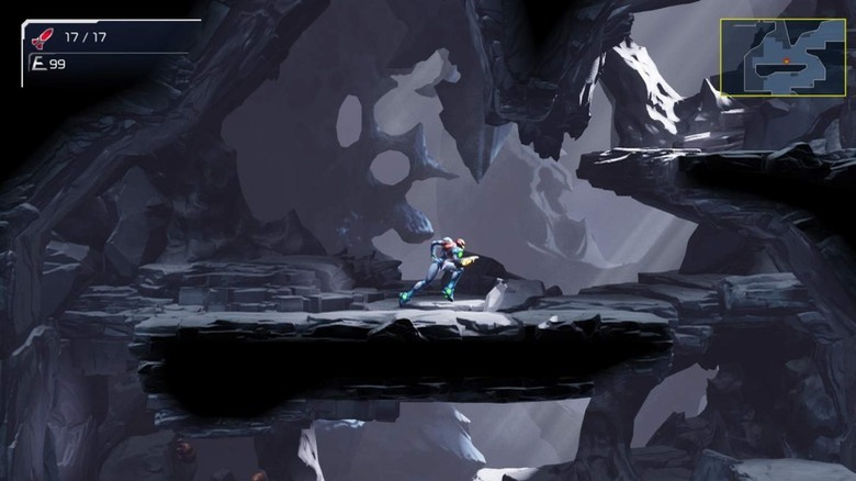 Samus exploring 