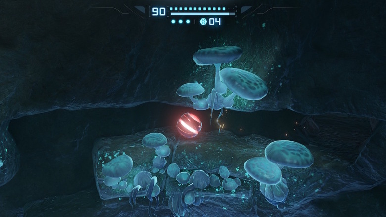 Rolling through cramped Morph Ball tunnels