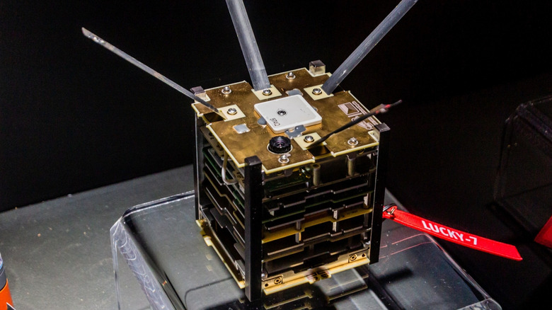 A small satellite using a type of CubeSat technology