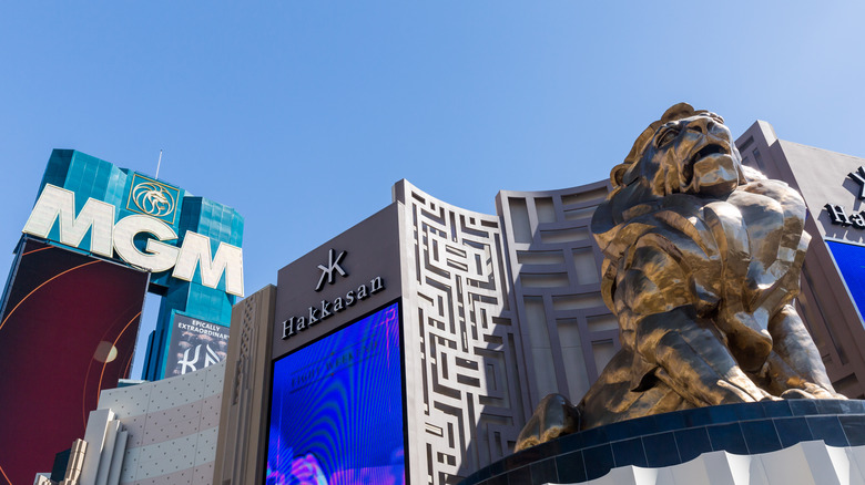MGM Grand Las Vegas lion statue