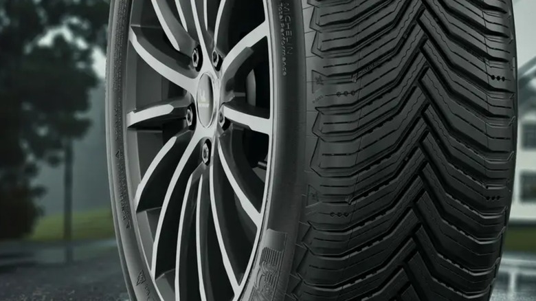 A stock image of a Michelin CrossClimate 2 tire.