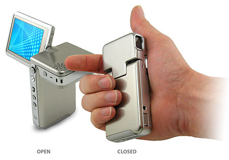 Micro Stainless Steel Camcorder is durable and small