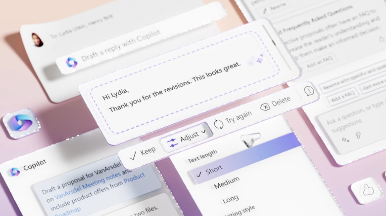 microsoft 365 copilot Business Chat demo