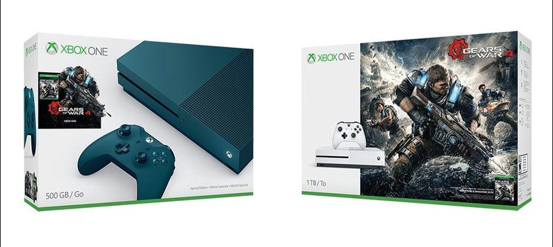 Microsoft announces two more Xbox One S Gears of War 4 bundles