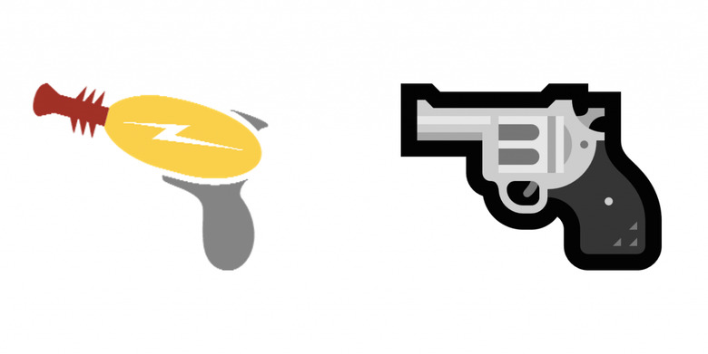 Microsoft changes toy gun emoji to revolver just after Apple does opposite