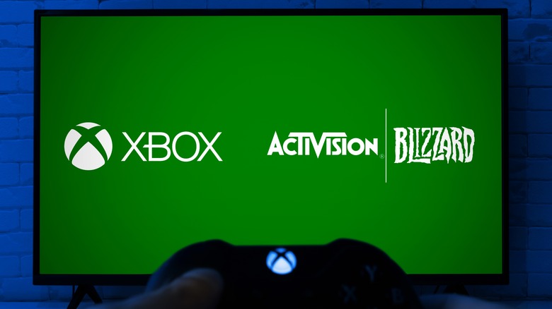 Logotipos da TV Xbox Activision Blizzard