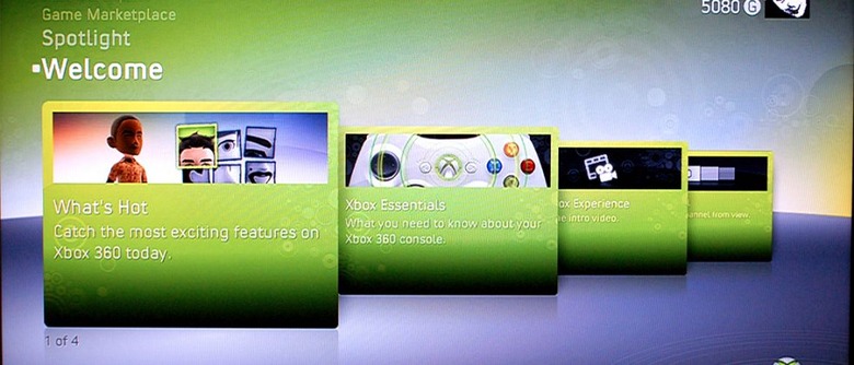 Xbox Live update adding news feed, music marketplace - GameSpot