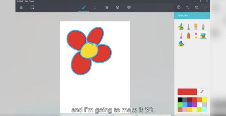 Microsoft Paint for Windows 10 revealed in leaked video