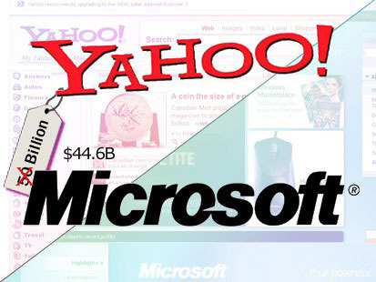 Microsoft ready to take over Yahoo for $44.6 billion