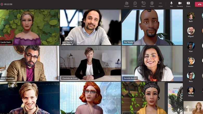 Microsoft Teams adds 3D avatars as it lays out metaverse ambitions  BBC  News