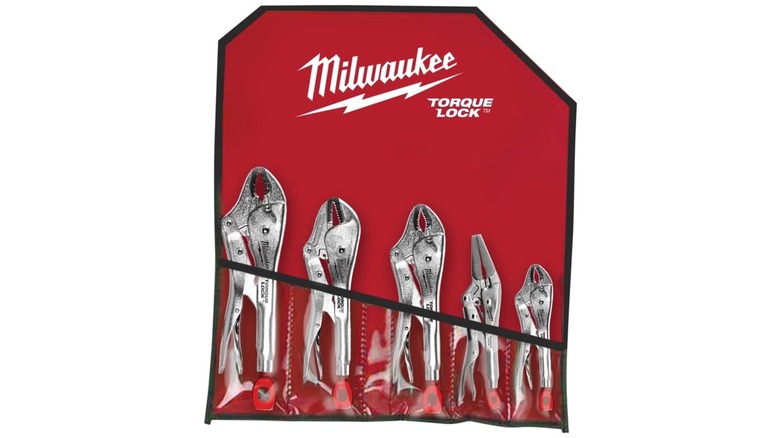 5-Piece Torque Lock Mole Grip Pliers Set