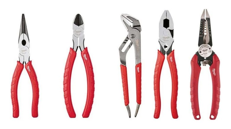 Electrician's Pliers Hand Tool Set (5-Piece)