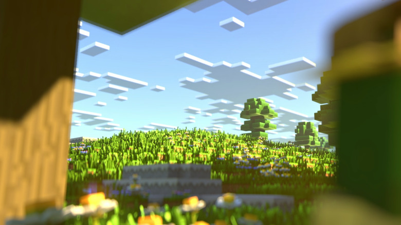 landscape in Minecraft Legends