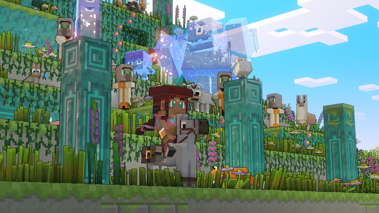 Minecraft Legends is a colourful mix of real-time strategy and snappy  building