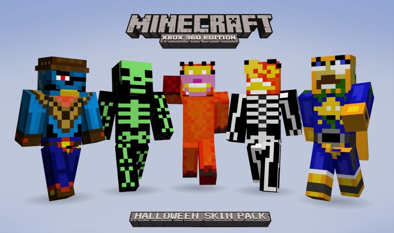 Minecraft Gets Halloween Skins on Xbox 360 - IGN