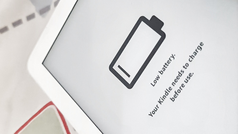 Dead battery on Kindle