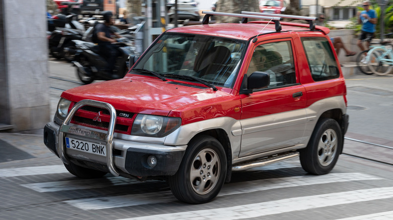 Mitsubishi Montero on street