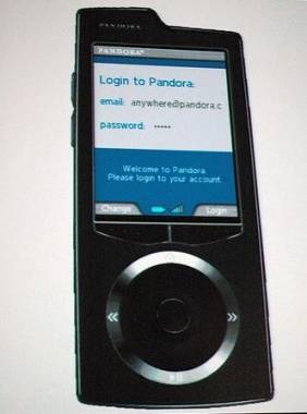 Pandora SanDisk Zing WiFi prototype