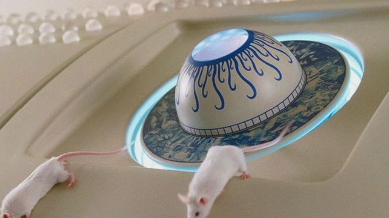Button to activate Infinite Improbability Drive