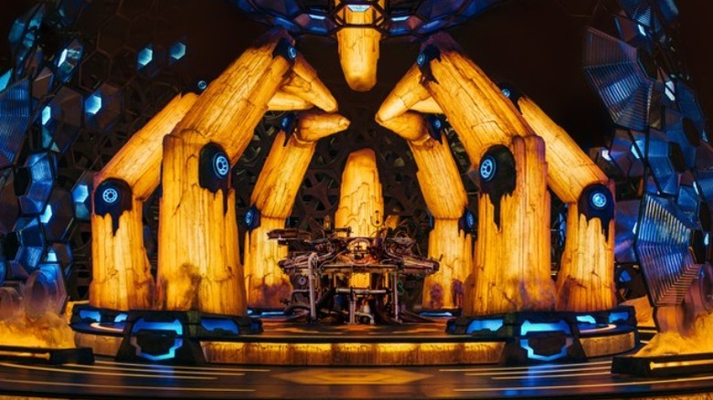 Interior of the TARDIS and its engine