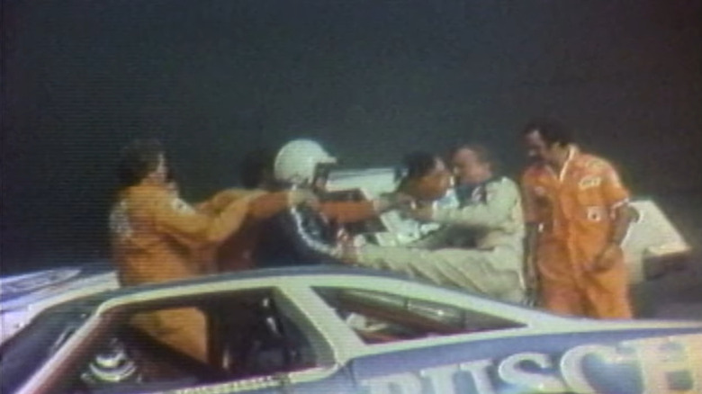 Allison and Yarborough fight