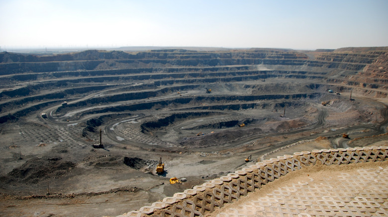 Rare earth mine in China
