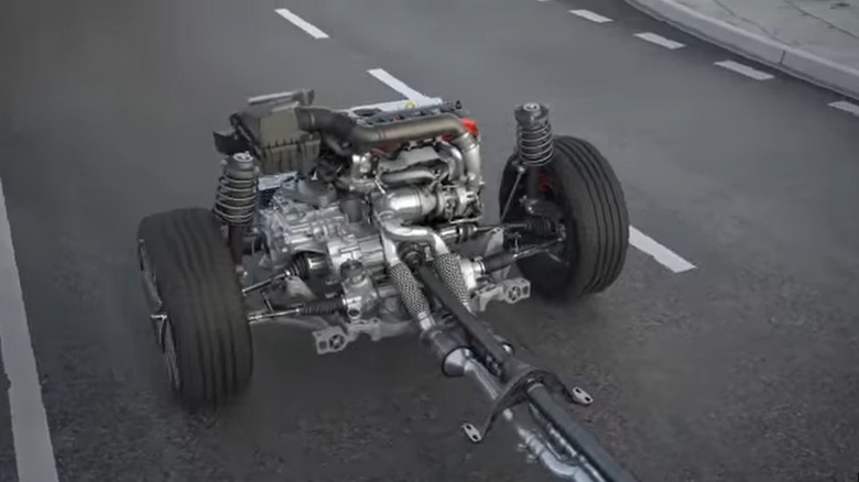 Audi Turbocharged 2.5-liter TFSI 5-cylinder engine