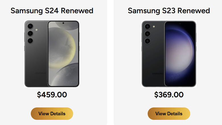 Samsung S24 and S23 renewed on Trump plan
