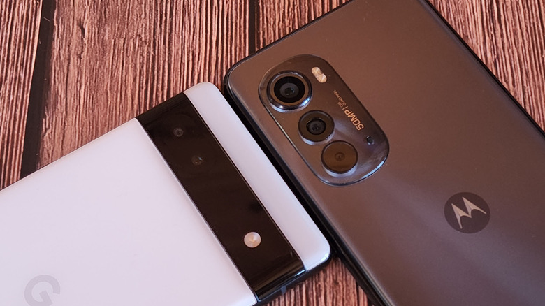 Two phones side-by-side