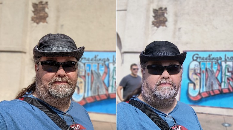 Photos of a man