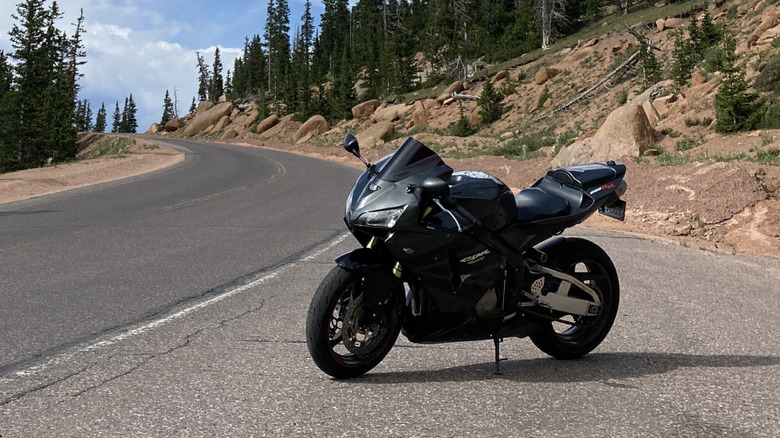 Honda CBR600RR on Pikes Peak