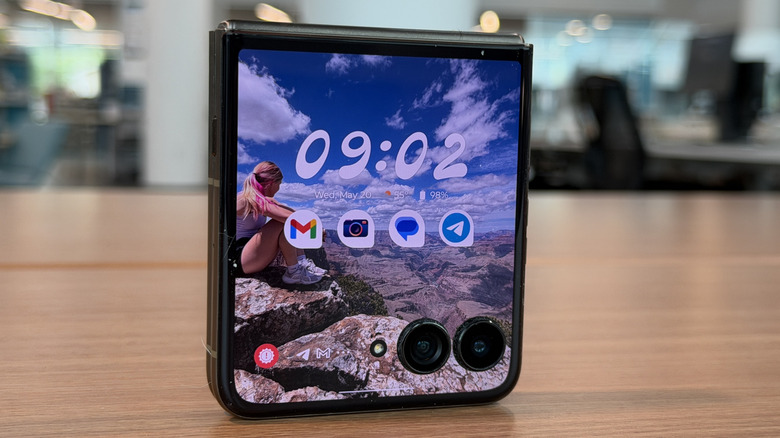 Motorola Razr Ultra on a table