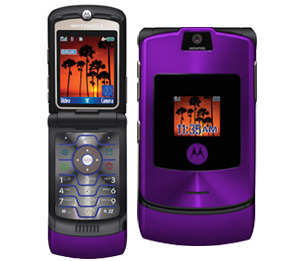 Motorola purple V3i
