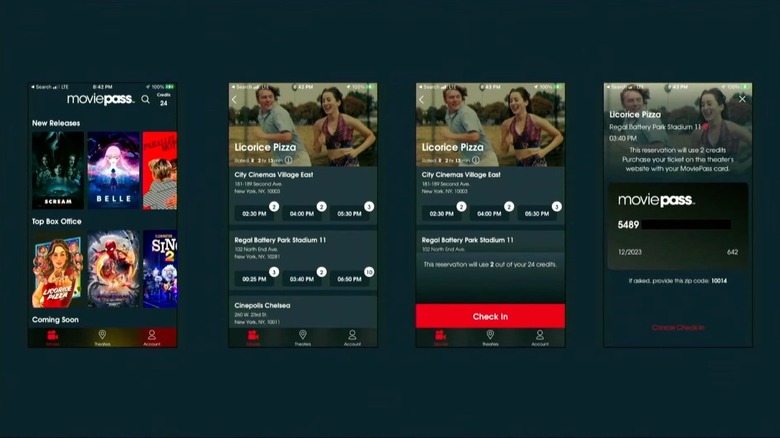 MoviePass 2.0 app