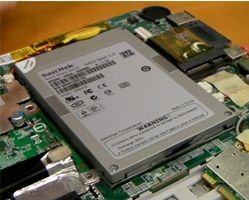 SanDisk SSD in MSI Wind