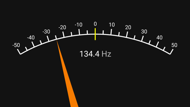 The Pitched Tuner app screenshot