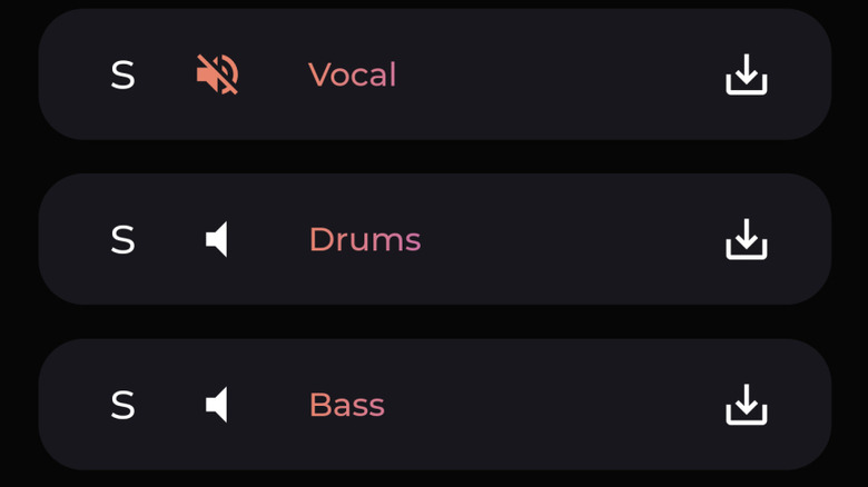The UnMix app screenshot
