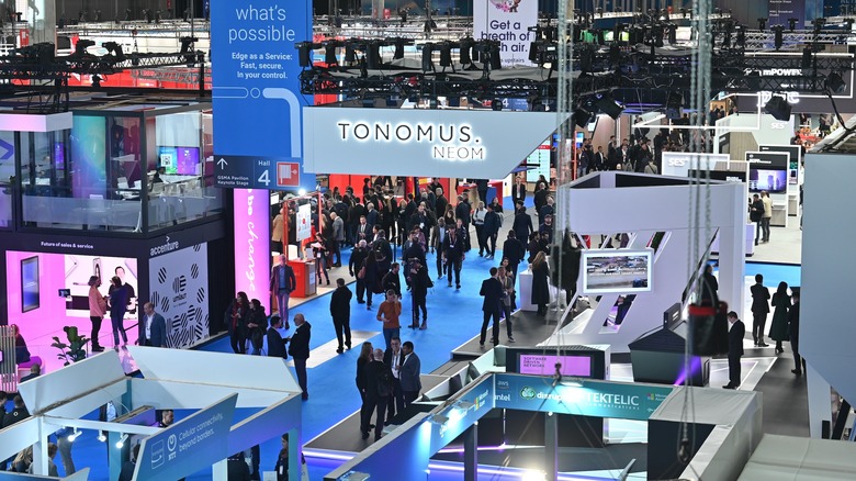MWC 2023 exhibition hall