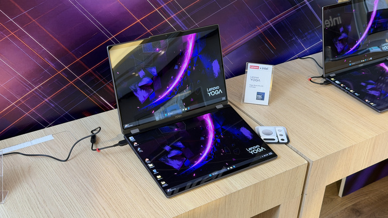 Lenovo Yogabook Pro 3D on a table