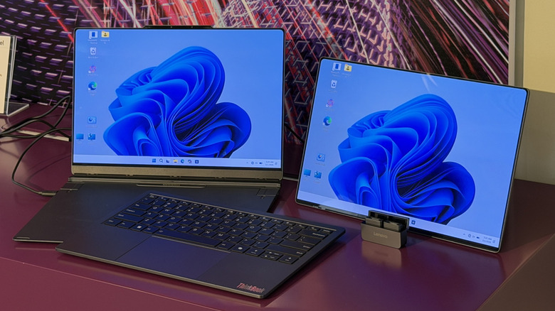 Lenovo Modular PC concept on a table