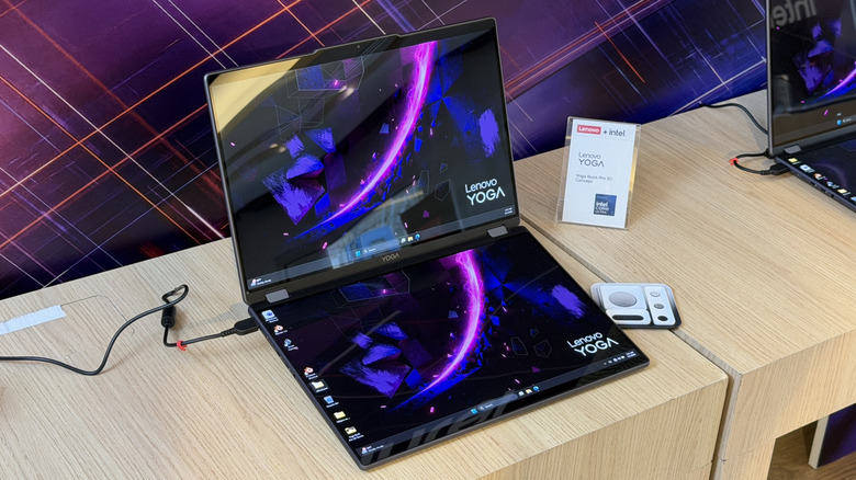 Lenovo Yogabook Pro 3D on a table