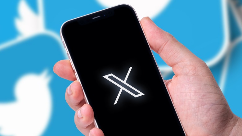 X splash screen on mobile