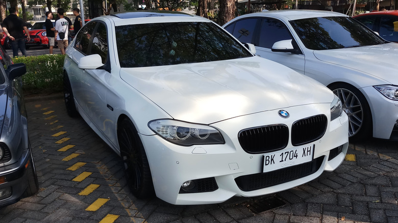 BMW F10 parked