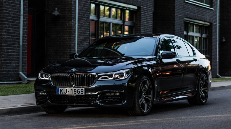 BMW 7 Series parked