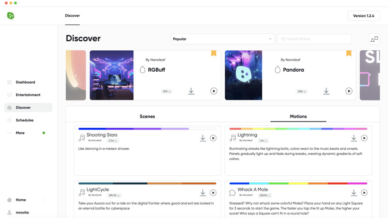 Nanoleaf Lines Squared desktop software