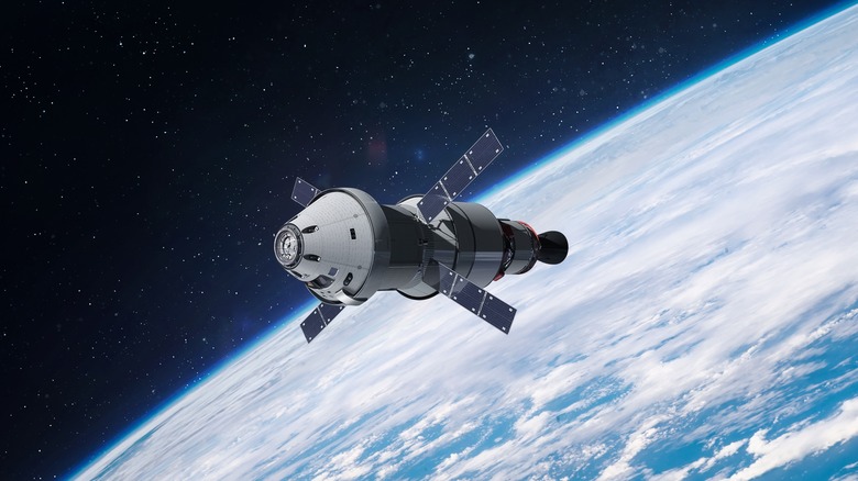 Orion spacecraft render