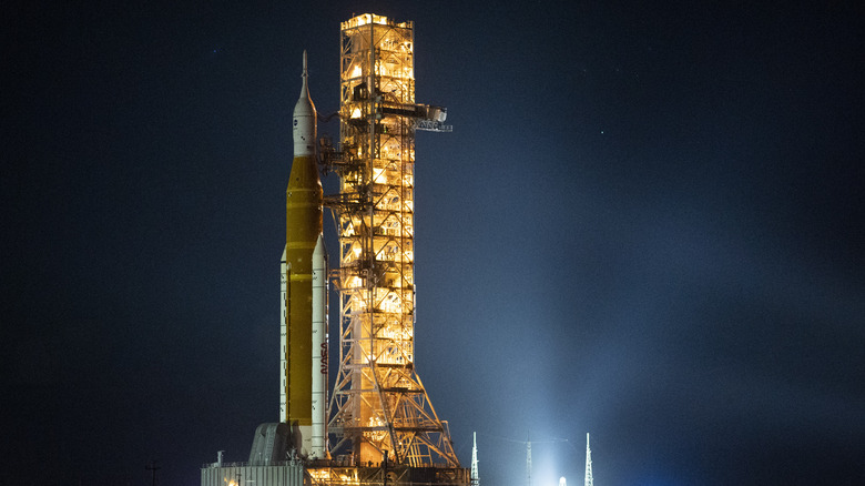 NASA Artemis 1 SLS launchpad