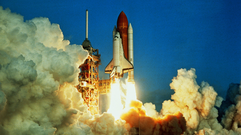 space shuttle launch