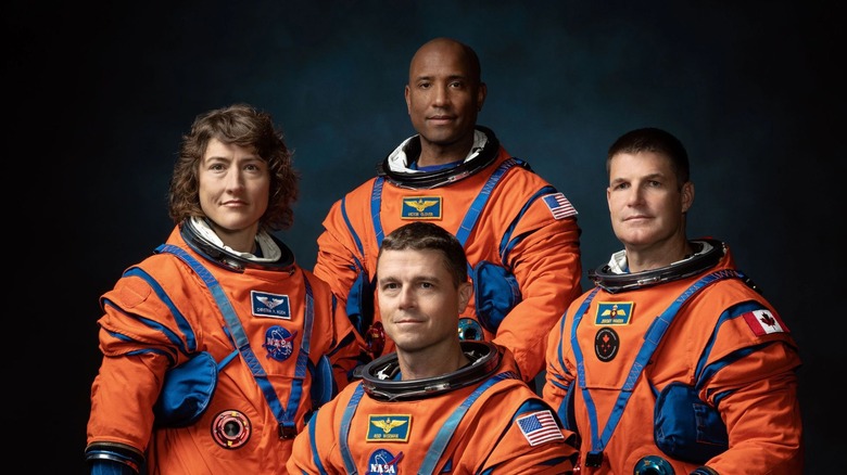 NASA crew for Artemis II mission.